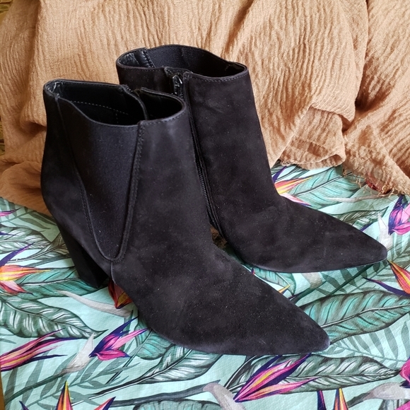 Nine West Suede Ankle Boots - Picture 3 of 4